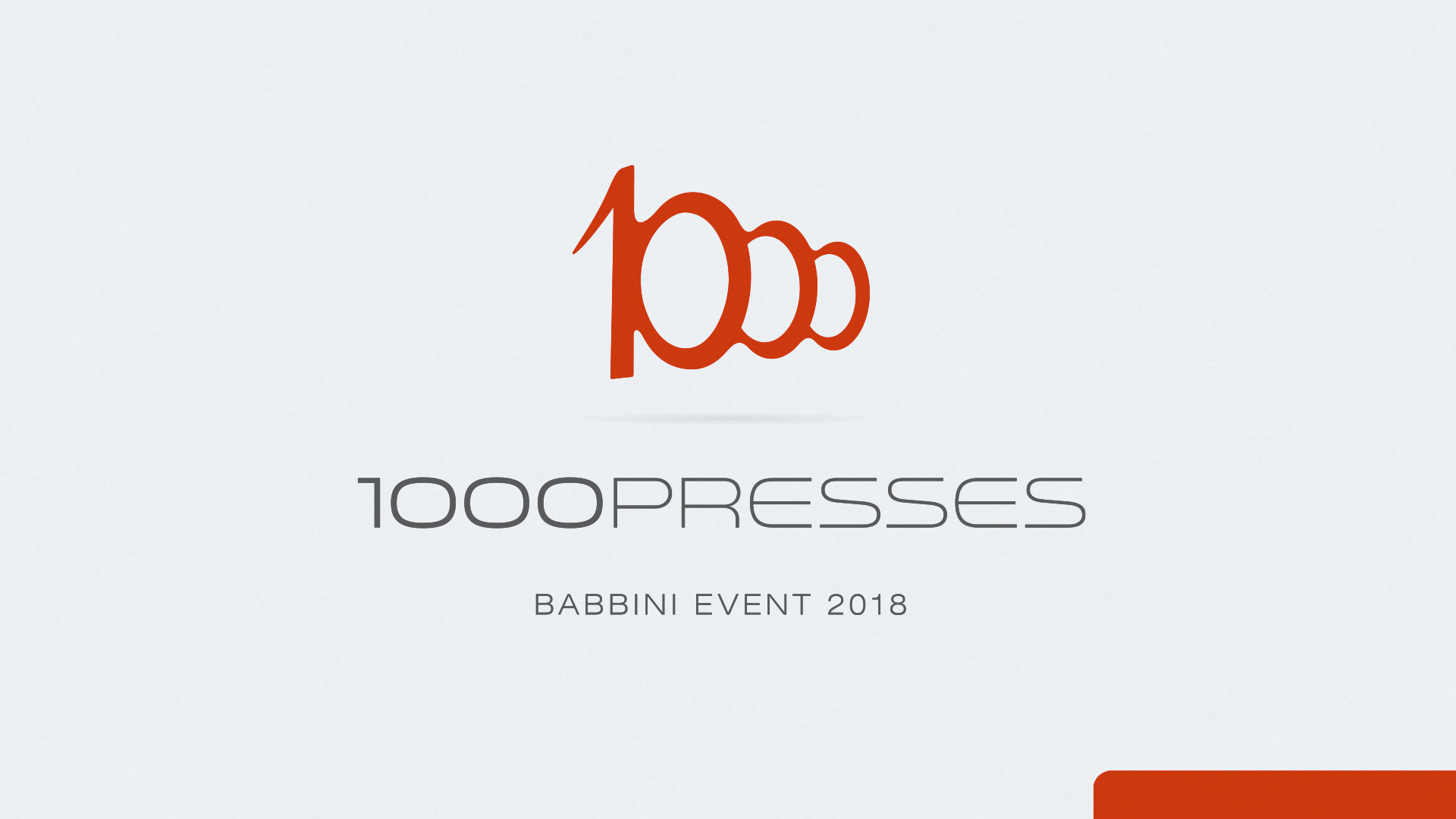 “1000th Press” – Babbini Event 2018