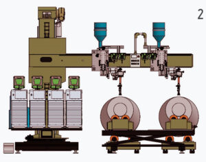 Submerged arc welding plant